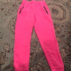 pink joggers